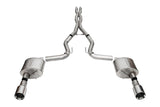 Corsa 2024 Ford Mustang GT Xtreme CatBack Exhaust Sys 3.0in Dual Rear Exit w/4.5in Straight Cut Tips