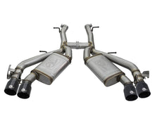 Load image into Gallery viewer, aFe MACHForce XP 3in 304 SS Axle-Back Exhaust Dual Exhaust (NPP) w/ Black Tips 16-17 Camaro SS V8