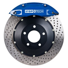 Load image into Gallery viewer, StopTech 06-10 VW Golf/Jetta Front BBK ST-40 Caliper Blue / 2pc Drilled 328x28mm Rotor