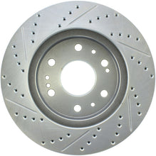 Load image into Gallery viewer, StopTech Select Sport 07-11 GM Silverado 1500 Slotted and Drilled Left Front Rotor