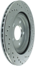 Load image into Gallery viewer, StopTech Select Sport 05-10 Ford Mustang GT Slotted and Drilled Rear Right Rotor