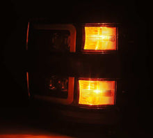 Load image into Gallery viewer, AlphaRex 15-18 Chevy 2500HD NOVA LED Proj Headlights Plank Style Black w/Activ Light/Seq Signal/DRL