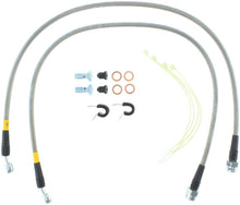 Load image into Gallery viewer, StopTech 02-05 Avalanche / 99-05 Silverado 1500 2WD/4WD Stainless Steel Front Brake Lines