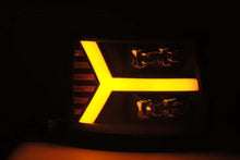 Load image into Gallery viewer, AlphaRex 07-13 Chevy 1500HD(NewBody) NOVA LED Proj Headlight Plank Sty Glos Blk w/Activ Lite/Seq Sig