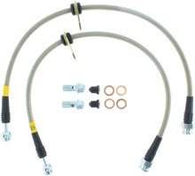 Load image into Gallery viewer, StopTech 07-09 Ford Edge / 07-09 Lincoln MKX Stainless Steel Rear Brake Lines