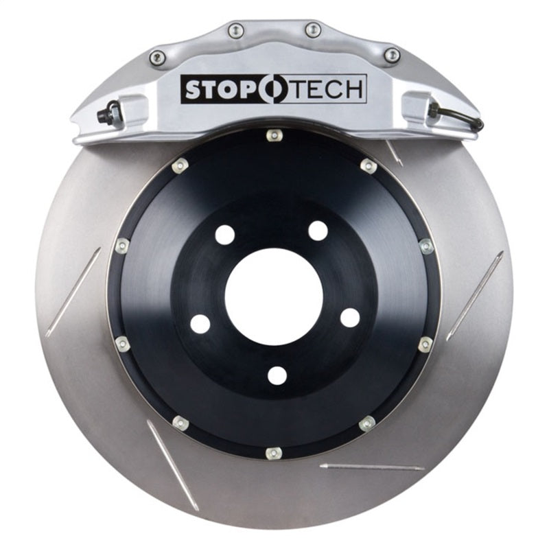 StopTech Porsche 911 05-10 Carrera Front BBK ST-60 Caliper Silver / 2pc Slotted 380x32mm Rotor