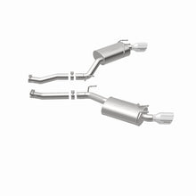 Load image into Gallery viewer, MagnaFlow Axle-Back Stainless Dual Split 4in Polished Tips 10-15 Chevrolet Camaro Convert. 3.6L V6