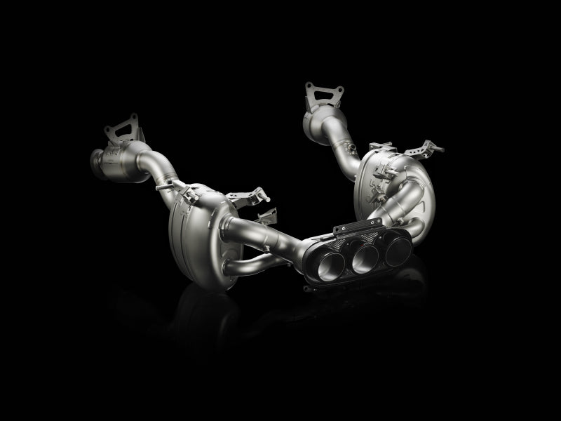 Akrapovic 10-15 Ferrari 458 Italia/458 Spyder Slip-On Line (Titanium) w/ Carbon Tips