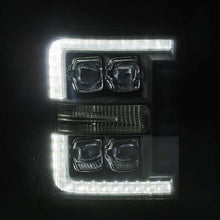 Load image into Gallery viewer, AlphaRex 11-16 Ford F-350 SD NOVA LED Proj Headlights Plank Style Chrm w/Activ Light/Seq Signal