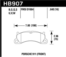 Load image into Gallery viewer, Hawk 12-16 Porsche 911 Carrera S HT-10 Front Brake Pads
