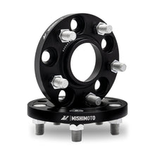 Load image into Gallery viewer, Mishimoto Wheel Spacers - 5x108 - 63.3 - 15 - M12 - Black