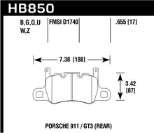 Load image into Gallery viewer, Hawk DTC-80 14-19 Porsche 911 Rear Race Brake Pads