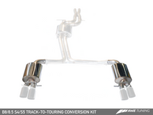 Load image into Gallery viewer, AWE Tuning 10-16 Audi S4 Quattro 3.0T (B8/8.5) Conversion Kit - Track to Touring (90mm Tips)