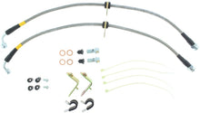 Load image into Gallery viewer, StopTech 11-14 Ford Mustang GT 5.0L V8 Stainless Steel Front Brake Lines