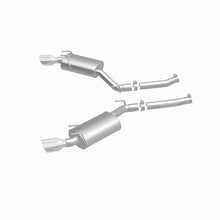 Load image into Gallery viewer, MagnaFlow Axle-Back Stainless Dual Split 4in Polished Tips 10-15 Chevrolet Camaro Convert. 3.6L V6
