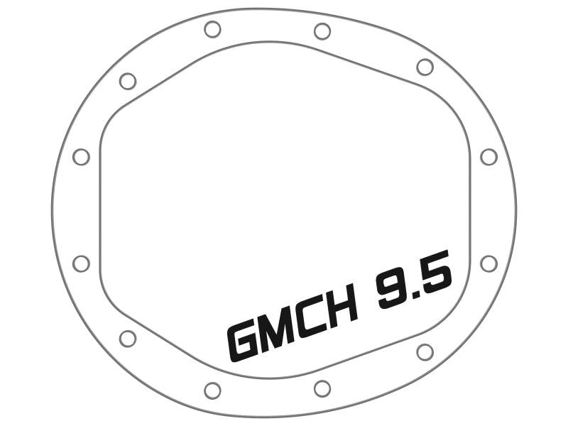 aFe Pro Series GMCH 9.5 Rear Diff Cover Raw w/ Machined Fins 19-20 GM Silverado/Sierra 1500