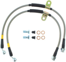 Load image into Gallery viewer, StopTech 07-08 Cadillac Escalade Stainless Steel Front Brake Lines