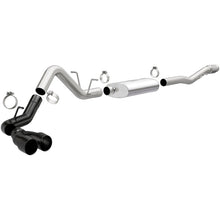 Load image into Gallery viewer, MagnaFlow CatBack 14-18 GMC Sierra 1500 V8-6.2L Polished Stainless Exhaust w/ Black Coated Tips