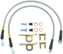 Load image into Gallery viewer, StopTech 04-08 Cadillac STS / 05-08 14-15 Chevrolet Corvette Stainless Steel Rear Brake Lines