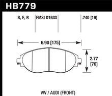 Load image into Gallery viewer, Hawk 2016 Audi S3 DTC-70 Front Brake Pads