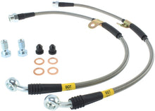 Load image into Gallery viewer, StopTech 07-08 Cadillac Escalade Stainless Steel Front Brake Lines