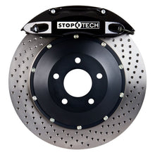 Load image into Gallery viewer, StopTech Porsche 911 05-10 Carrera Front BBK ST-40 Caliper Black / 2pc Drilled 355x32mm Rotor
