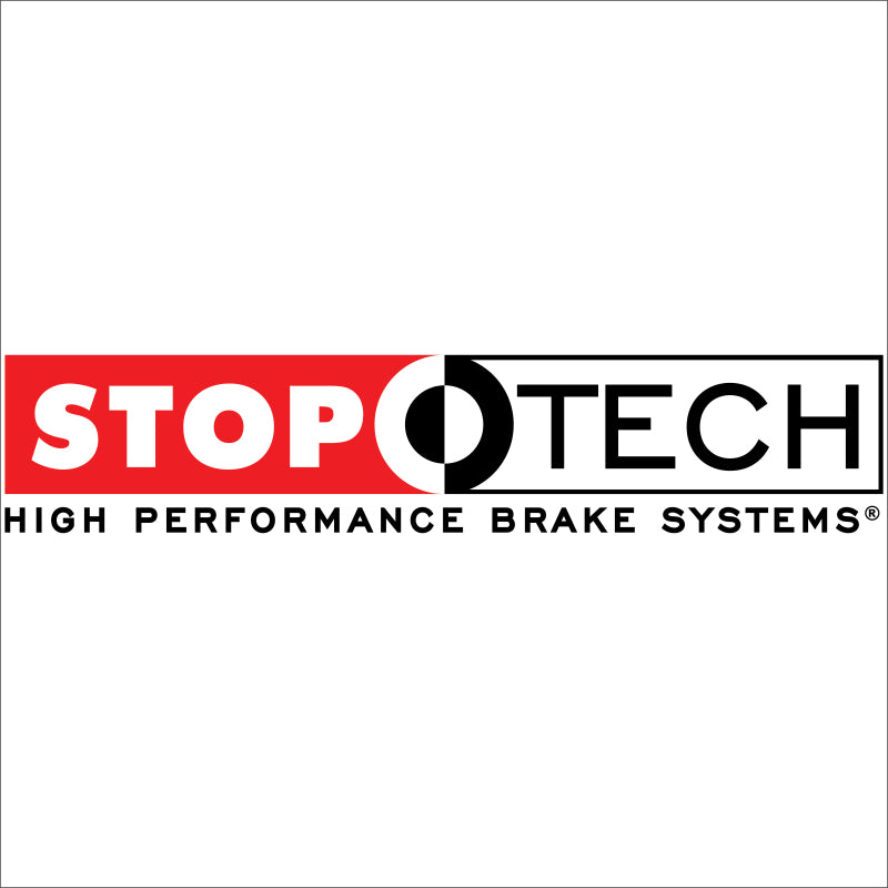 StopTech 08-10 Porsche Cayman S BBK Rear ST-40 Red Calipers 332x32 Slotted Rotors