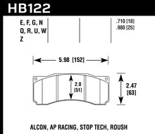 Load image into Gallery viewer, Hawk DTC-80 AP Racing Alcon Race Brake Pads