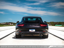 Load image into Gallery viewer, AWE Tuning 991 Carrera Performance Exhaust - Chrome Silver Tips