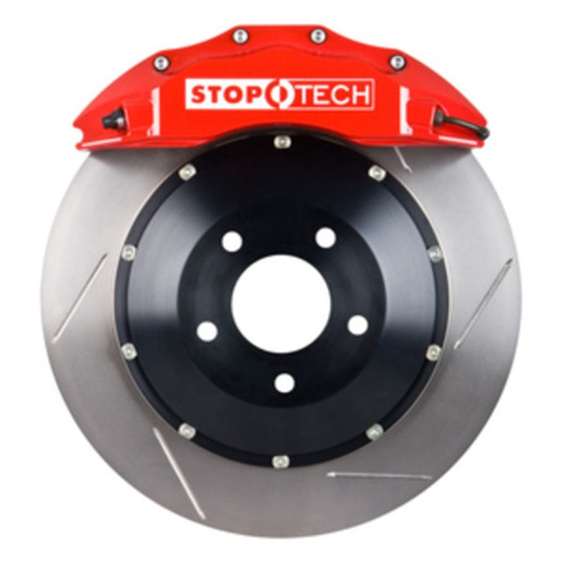 StopTech 07-09 Escalade/Subarban/Tahoe/Yukon Rear BBK w/ Red ST-60 Calipers Slotted 380x32mm Rotors