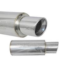 Load image into Gallery viewer, Injen 2 3/8 Universal Muffler w/Stainless Steel resonated rolled tip (Injen embossed logo)