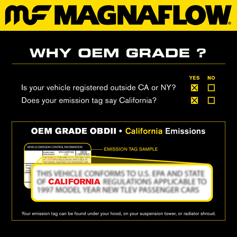 MagnaFlow Conv Universal 2.00 inch with single O2 OEM