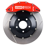 StopTech 08-11 Porsche 911 GT2 Front BBK ST-60 Caliper Red / 2pc Slotted 380x32mm Rotor