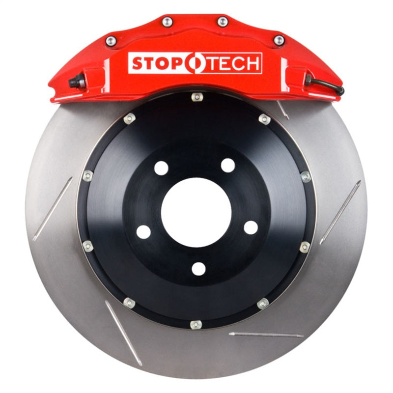 StopTech 97-04 Chevrolet Corvette Front BBK w/ Red ST-60 Calipers Slotted 355x32mm Rotors