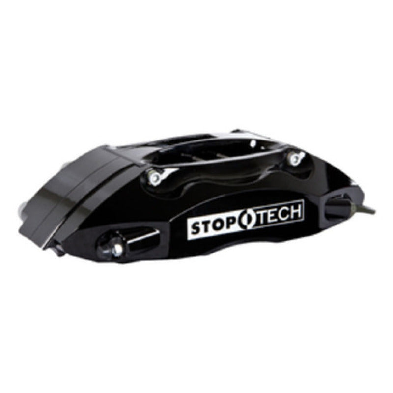 StopTech 04 Volkswagen Golf 3.2L Front BBK w/ Black ST-40 Caliper Slotted 355X32 2pc Rotor