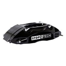 Load image into Gallery viewer, StopTech 04 Volkswagen Golf 3.2L Front BBK w/ Black ST-40 Caliper Slotted 355X32 2pc Rotor