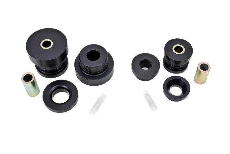 BMR 10-15 5th Gen Camaro Rear Cradle Full Race Version Bushing Kit (Delrin) - Black