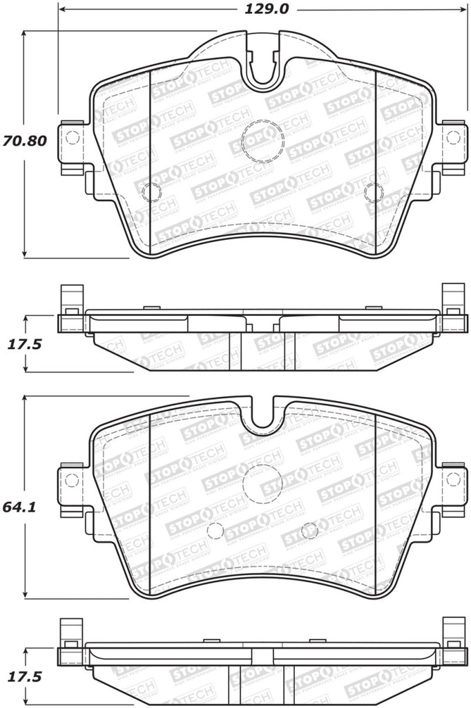 StopTech Street Brake Pads - Front