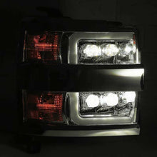 Load image into Gallery viewer, AlphaRex 15-18 Chevy 2500HD NOVA LED Proj Headlights Plank Style Black w/Activ Light/Seq Signal/DRL