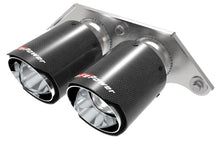 Load image into Gallery viewer, aFe Power Mach Force Xp 4in 304 SS Bolt-On Exhaust Tips Carbon Fiber 14-19 Porsche 911 GT3 3.8L/4.0L