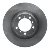 R1 07-16 Porsche Panamera Right Rear Drilled & Slotted Silver Brake Rotor