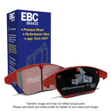 EBC 13-15 Porsche 911 (991) GT3 3.8L (w/Cast Iron Rotor) Redstuff Rear Brake Pads