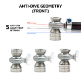 SPL Parts Porsche 996/997/986/987 Adjustable Caster/Trailing Arms