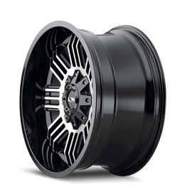 ION Type 144 20x10 / 8x165.1 BP / -19mm Offset / 125.2mm Hub Black/Machined Wheel