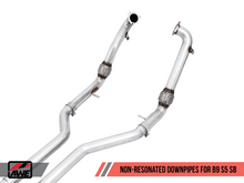 Load image into Gallery viewer, AWE Tuning Audi B9 S5 Sportback Track Edition Exhaust - Non-Resonated (Silver 102mm Tips)