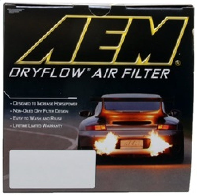 AEM 08 Chevy Express Van 4.8/6.0L V8 3.313in ID x 5.313in OD x 13.25in H Replacement DryFlow Filter