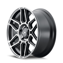 Load image into Gallery viewer, ION Type 146 20x10 / 5x127 BP / -19mm Offset / 78.1mm Hub Matte Black W/Machined Dart Tint Wheel