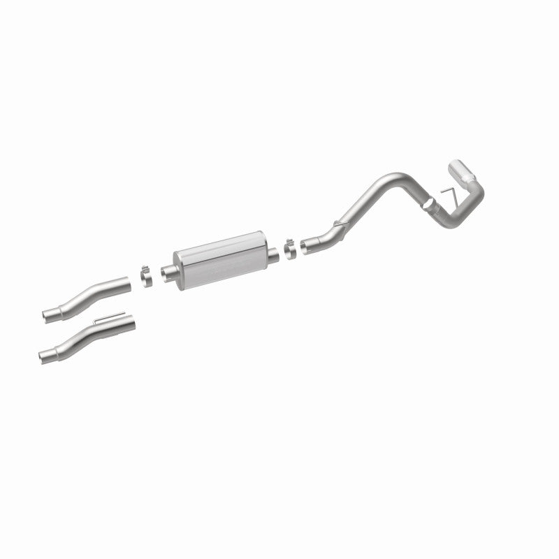 MagnaFlow 11 Ford F-150 3.7L/5.0L/6.2L SS Catback Exhaust Single Rear Side Exit w/ 4in SS Tips