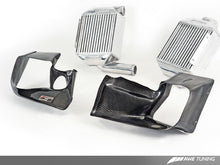 Load image into Gallery viewer, AWE Tuning Audi 2.7T Performance Intercooler Kit - w/Carbon Fiber Shrouds