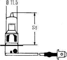 Load image into Gallery viewer, Hella Bulb H3 12V 100W Ylw Str